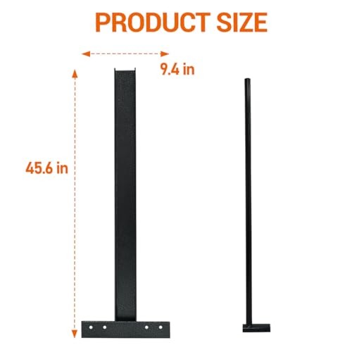 Adjustable Roof Ladder Racks for 4'-7' Enclosed Trailers/Cargo Vans/Trucks: