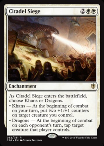 x1 Citadel Siege R MTG Commander 2016 M/NM, English