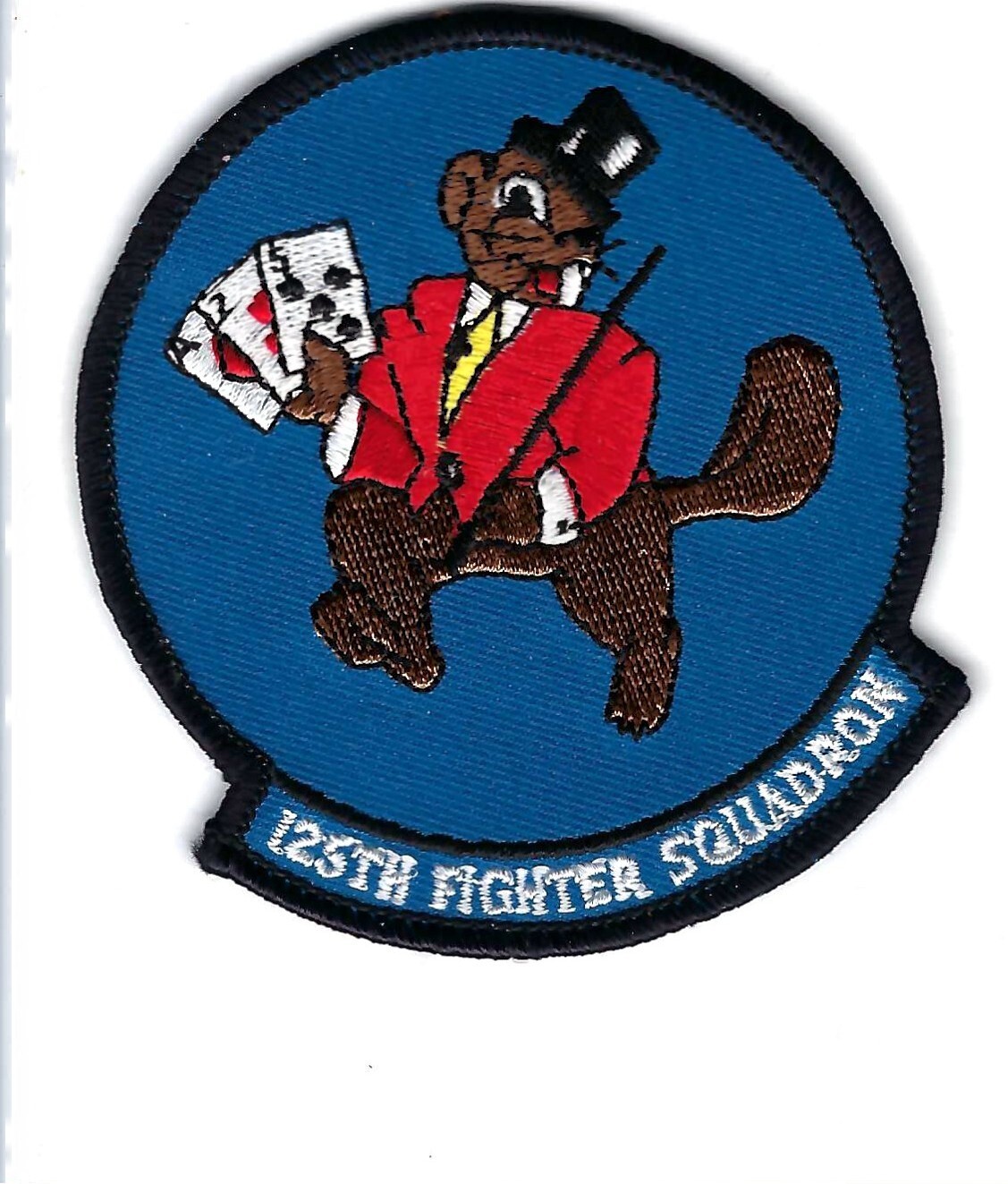 PATCH USAF 125TH FIGHTER SQ OKLAHOMA  AIR NATIONAL  GUARD  JT-20