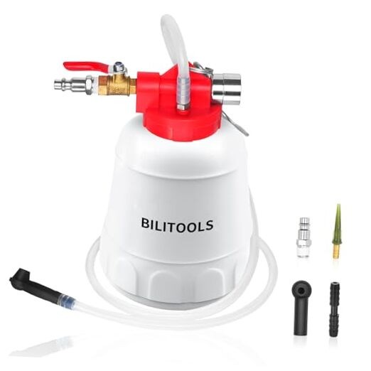 1L Brake Bleeder Vacuum Pump Kit, Universal 1L Pneumatic Brake Bleeder Tool