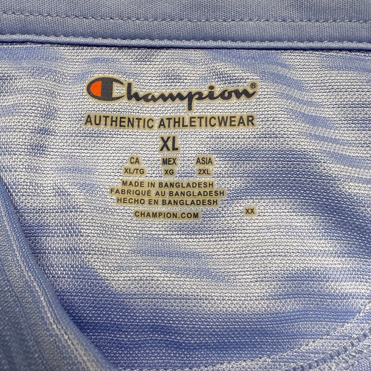 Champion University Of North Carolina Blue Polo Shirt Men’s XL Tar Heels UNC