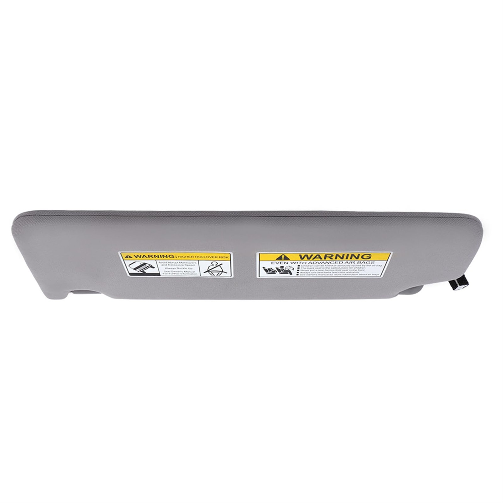 Sun Visor Shade Gray Passenger Right for Pilot Ridgeline 2017-2021