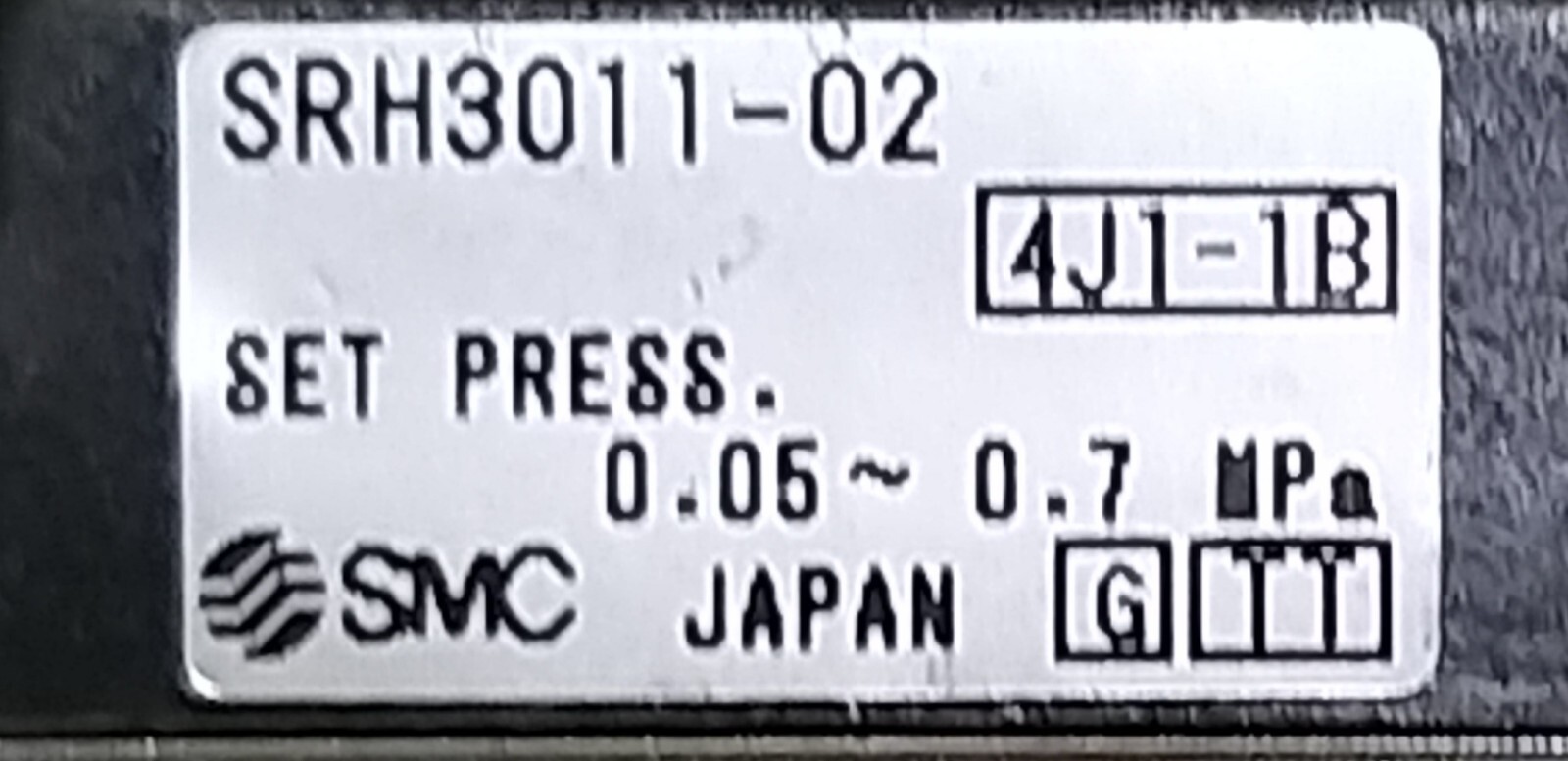 SMC SRH3011-02 REGULATOR, USED