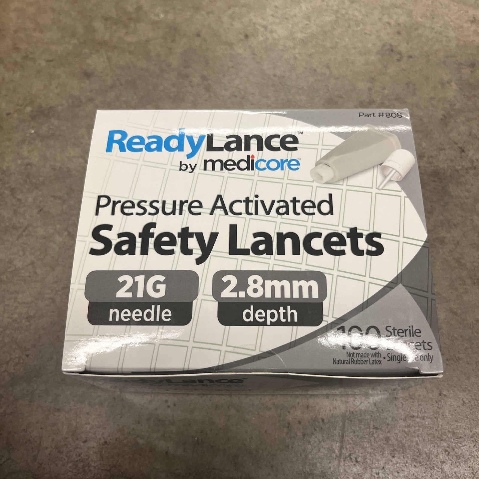 ReadyLance Safety Lancet (BX/100) 21G / 2.8mm