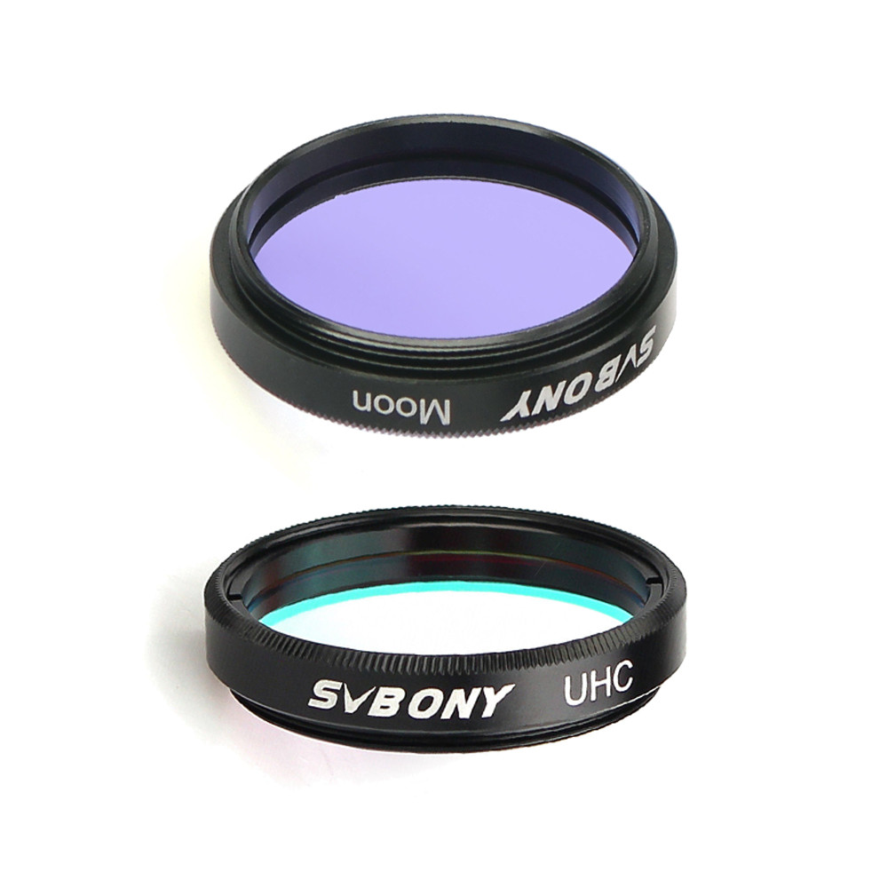 SVBONY 1.25" Telescope Eyepiece Moon + UHC  Filter for Moon&Planets Observation