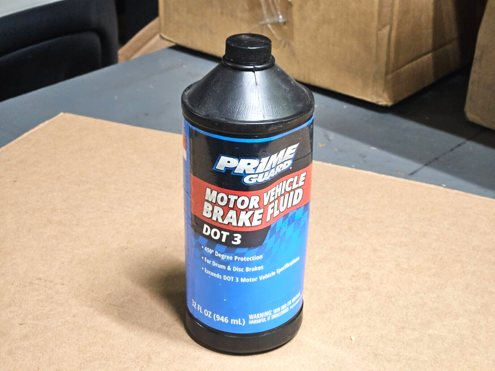 Brake Fluid DOT 3 for Automotive Braking Systems, Hydraulic Fluid for Brake