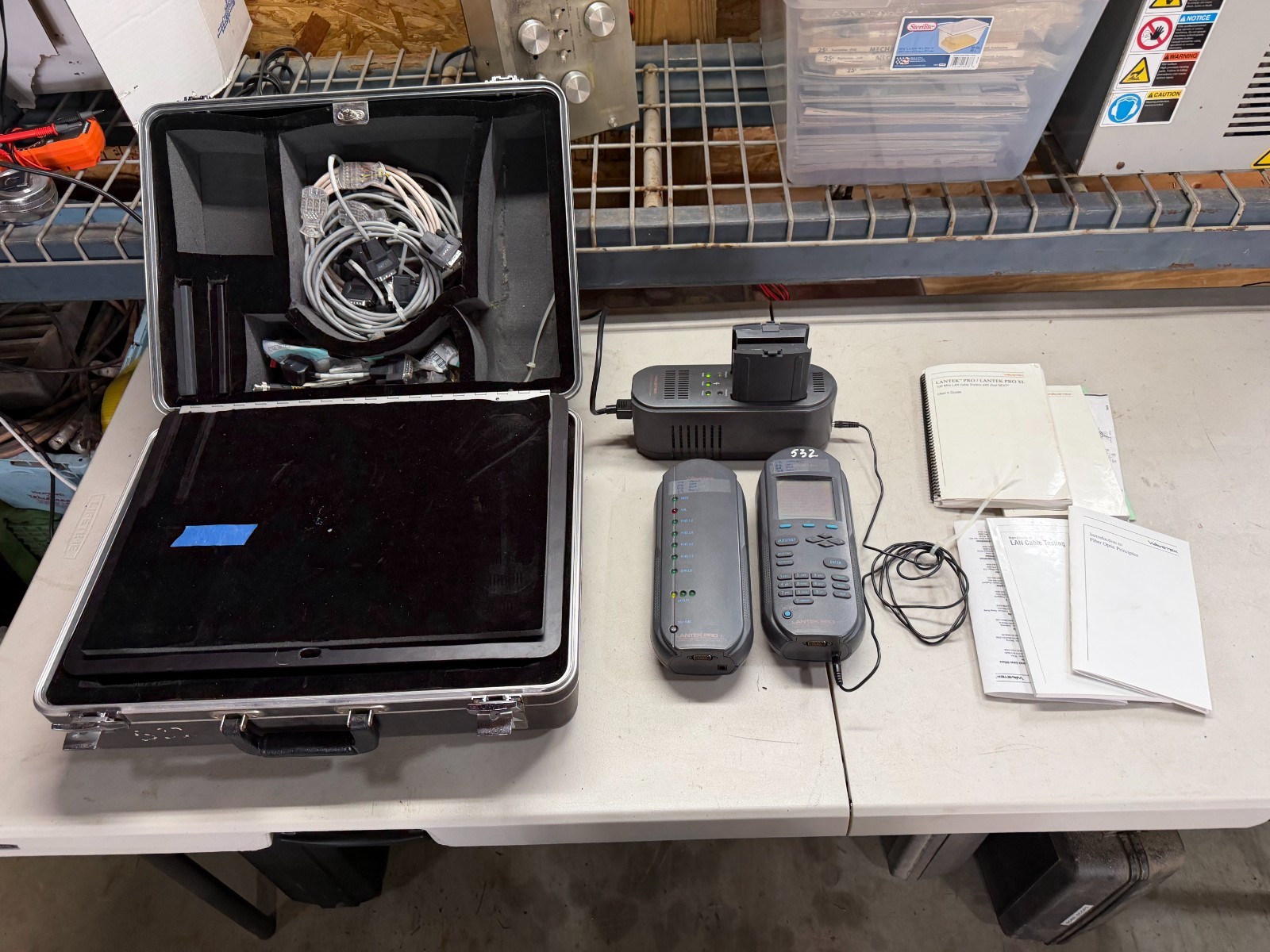 Wavetek Lantek Pro & Lantek Pro XL 100 MHZ LAN Cable Testers Used Untested