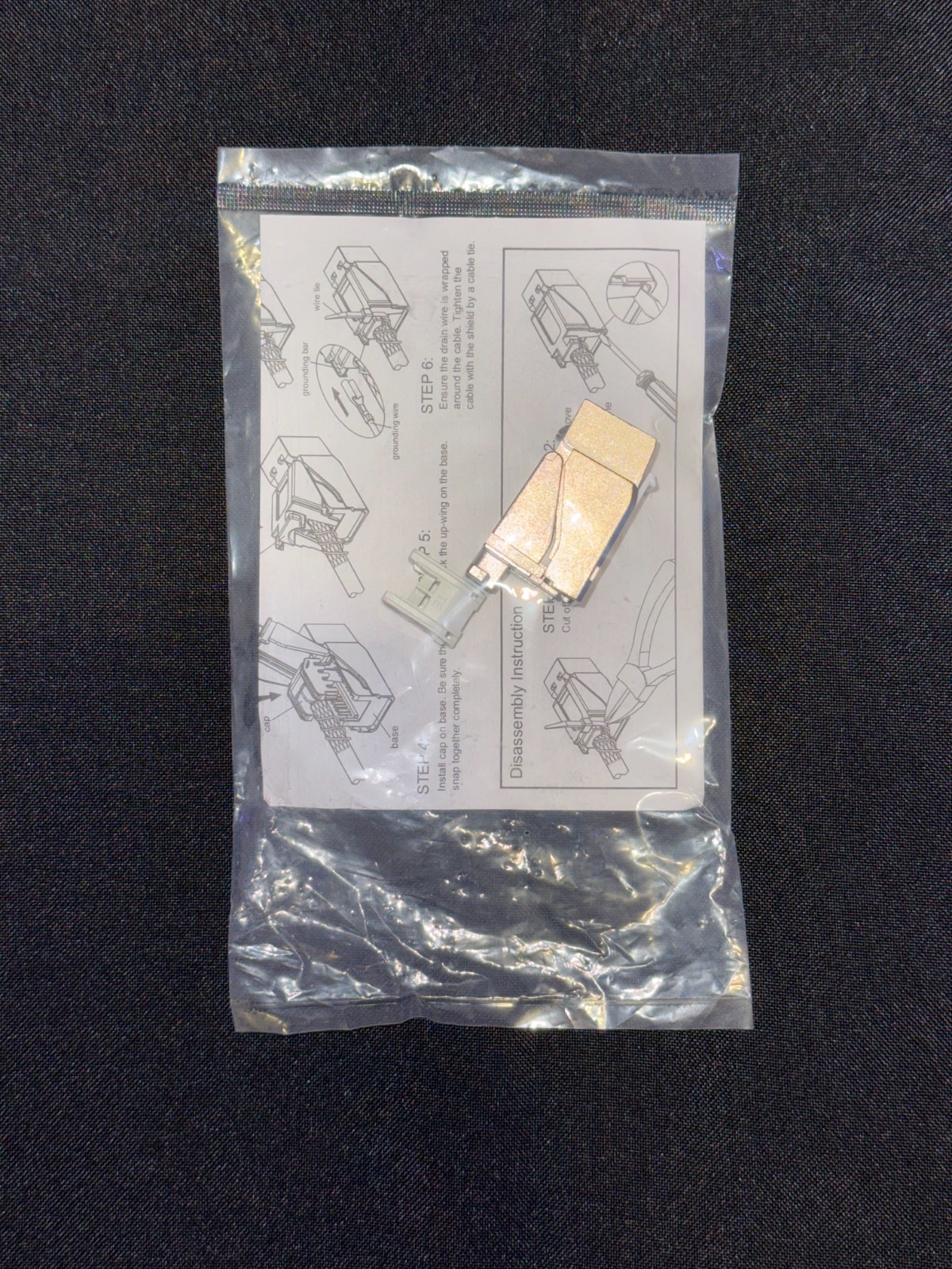 CAT6 Shielded keystone Jack tool-less ss-82120-001