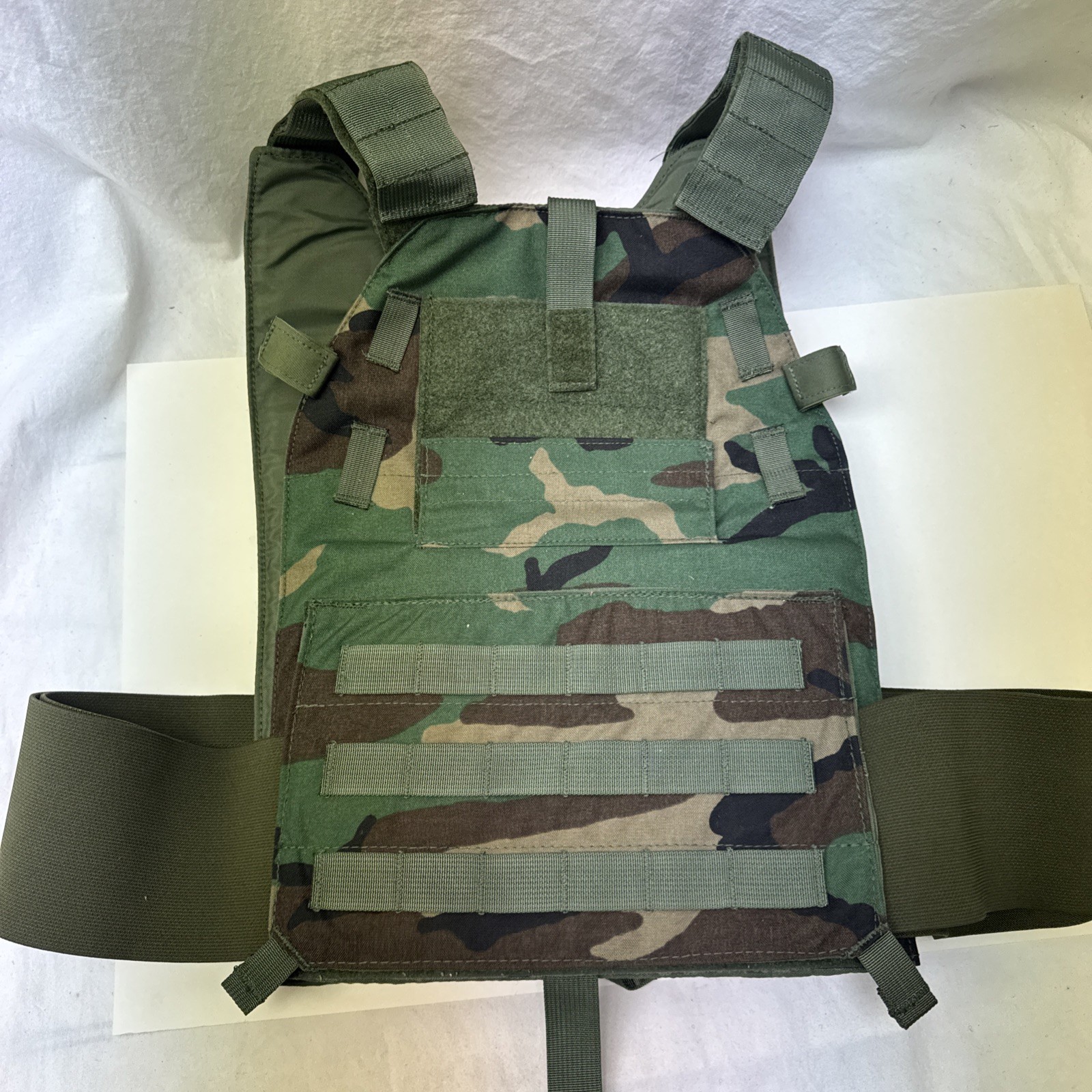 London Bridge Trading LBT-6094B-LP Large  Plate Carrier MOLLE Woodland