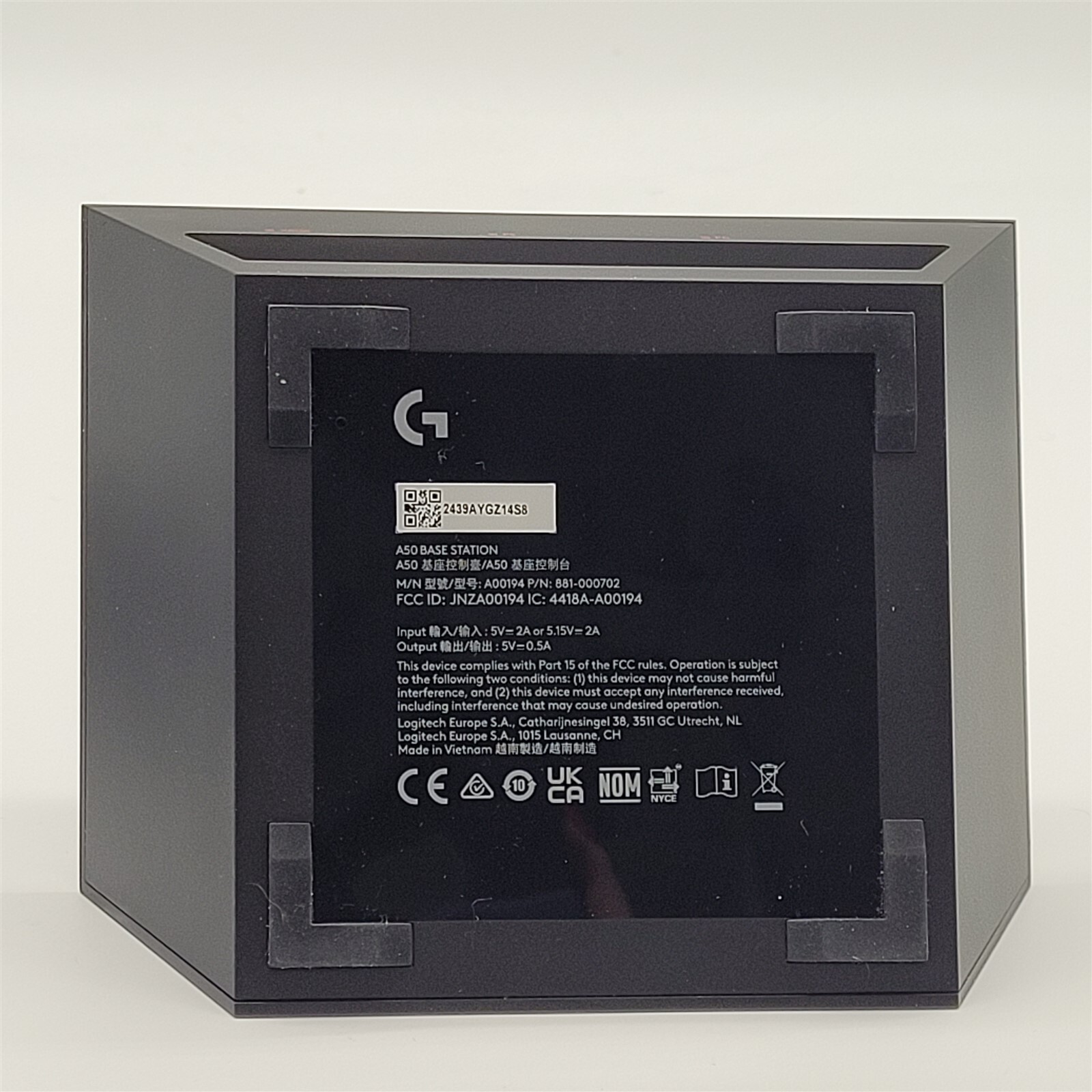 Replacement Genuine Base Station for Logitech G Astro A50 Headset, Black