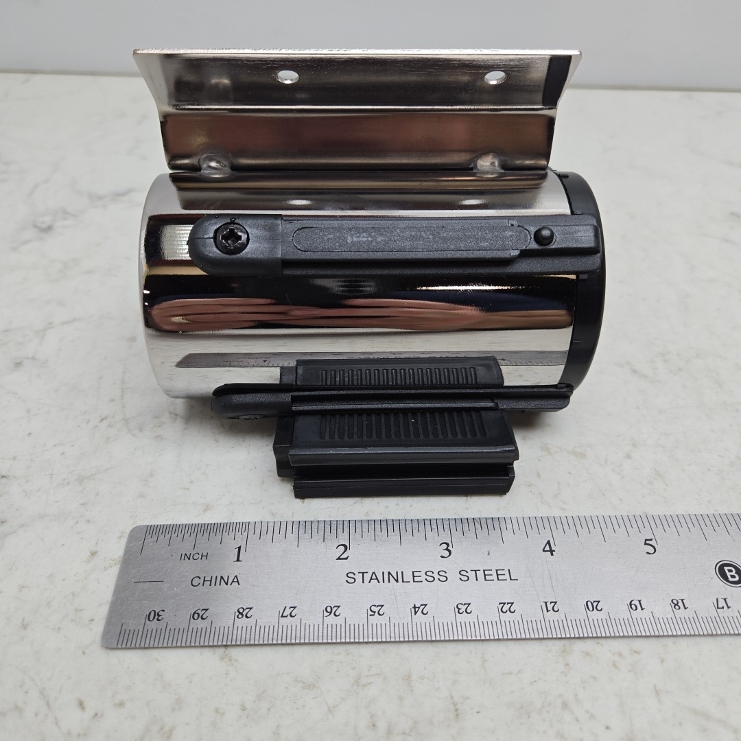 Tensabarrier Retractable Belt Barrier Caution Do Not Enter 7-1/2ft Plshd Chrome