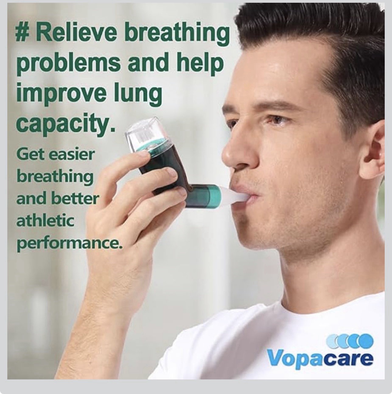 Flutter Valve Breathing Exercise Device for Lungs