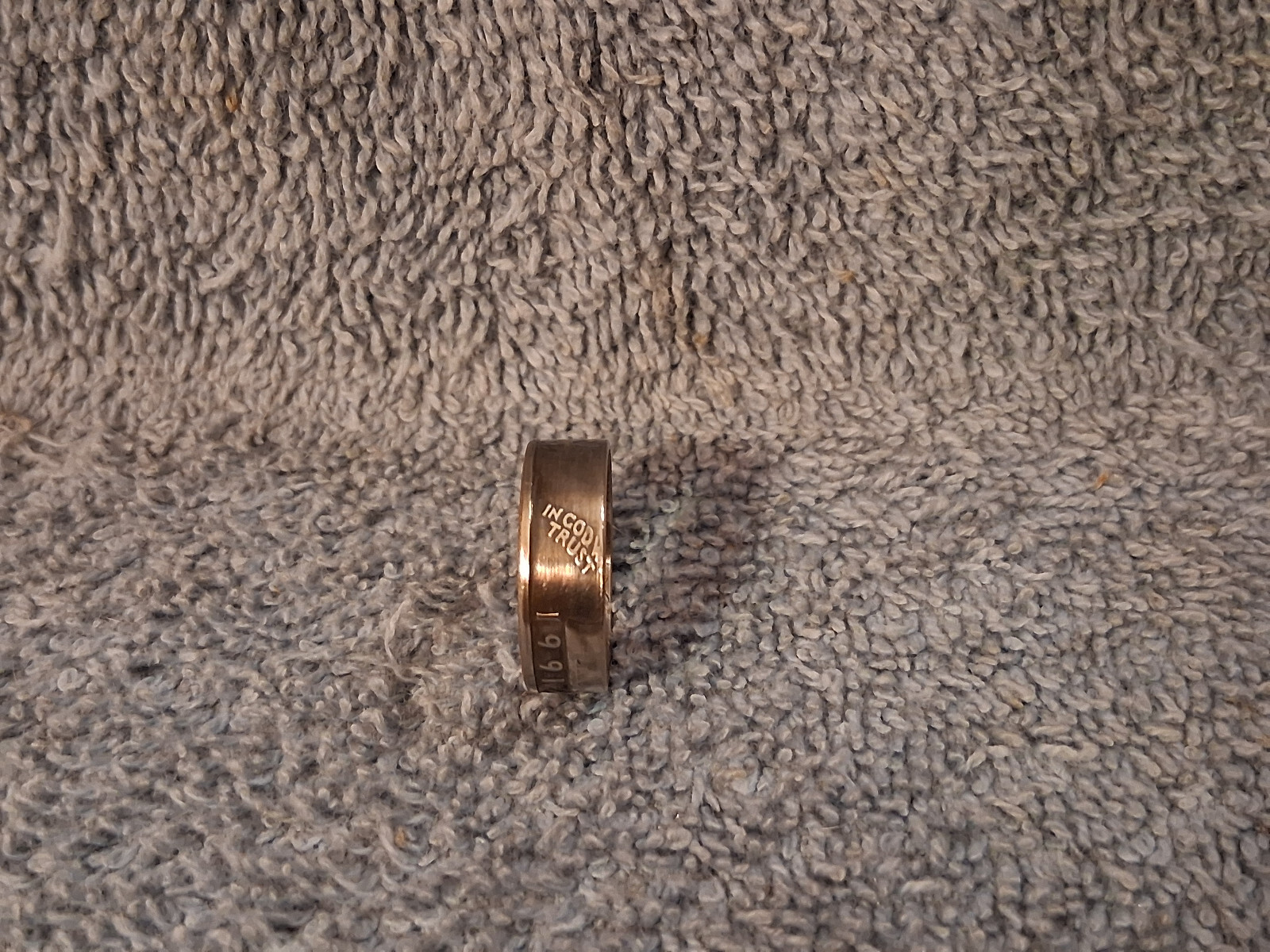 1991 Washington Quarters, Handmade Coin Ring, Size 6 clad