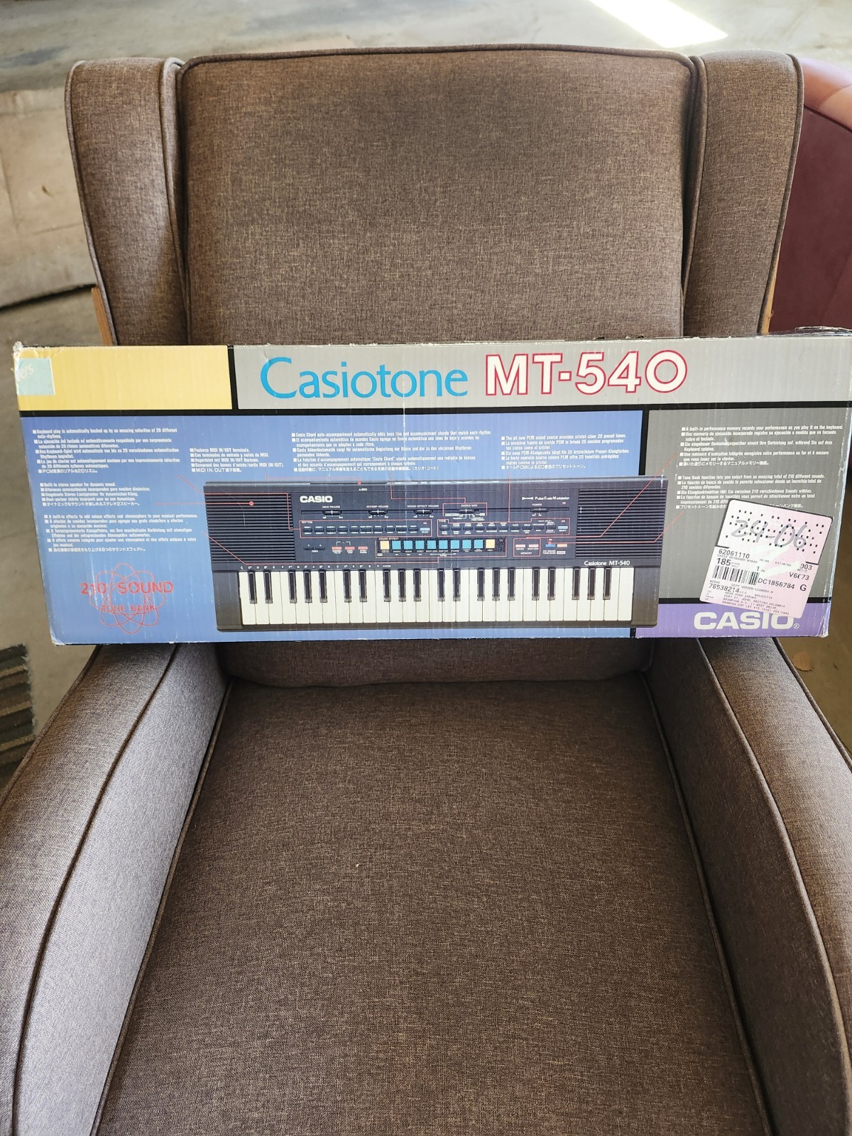 Casio Casiotone MT-540 Keyboard Used In Box Vintage