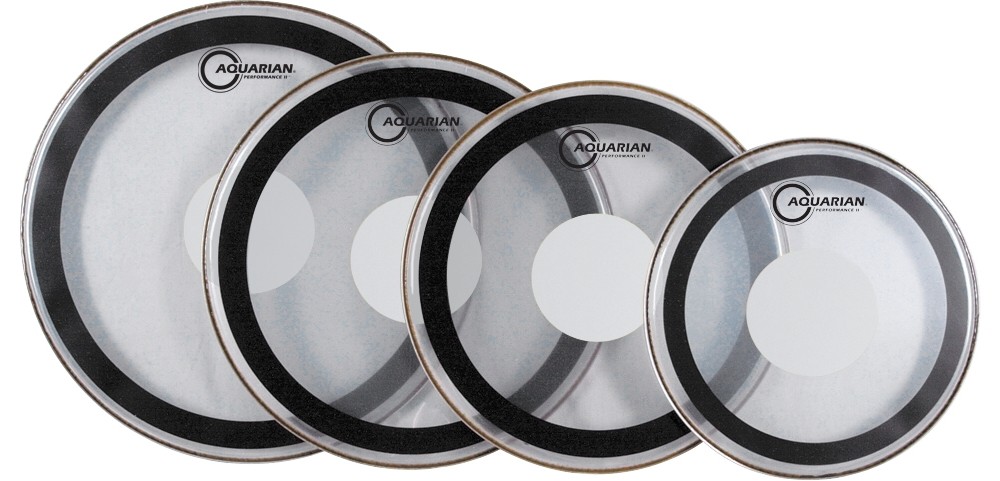 Aquarian Performance II Power Dot Drumhead 16 in.