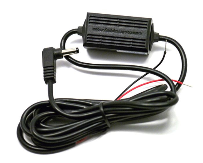 Hardwire Car Charger Power Cord for GlobalSat BT-338 BT-335 GPS Logger receiver