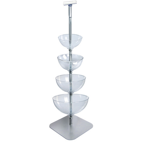 Azar Displays Four-Tier Cascading Bowl Floor Display