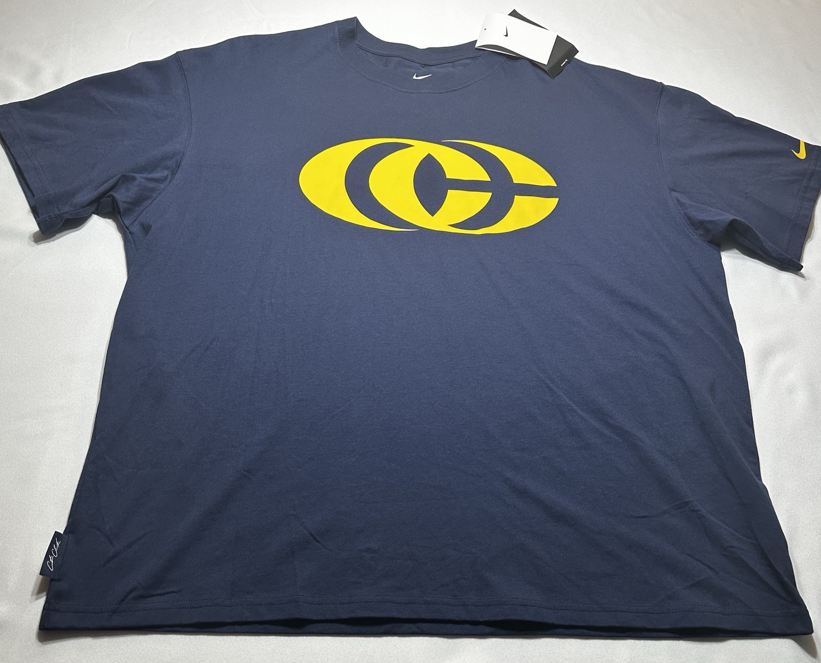 Caitlin Clark Nike Unisex Mens XL Shirt CC Logo Loose Fit IQ5896-410 NWT New