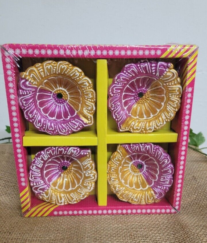 4 Piece- Diwali Diya New in Box