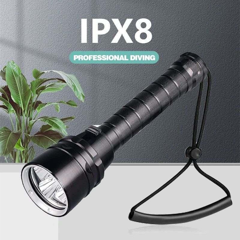 290000lm 5* LED Diving Flashlight Torch Scuba UnderWater Lantern Light