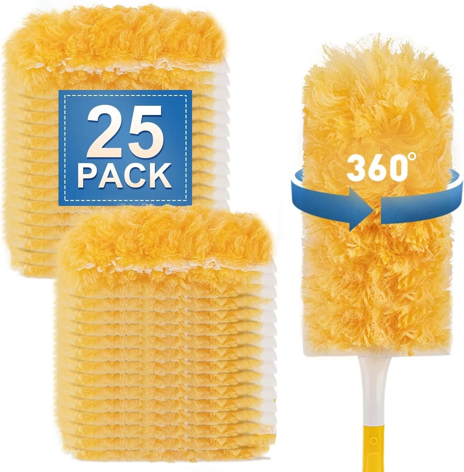 Heavy Duty Duster Refills Compatible with Swiffer Duster Unscented Disposable