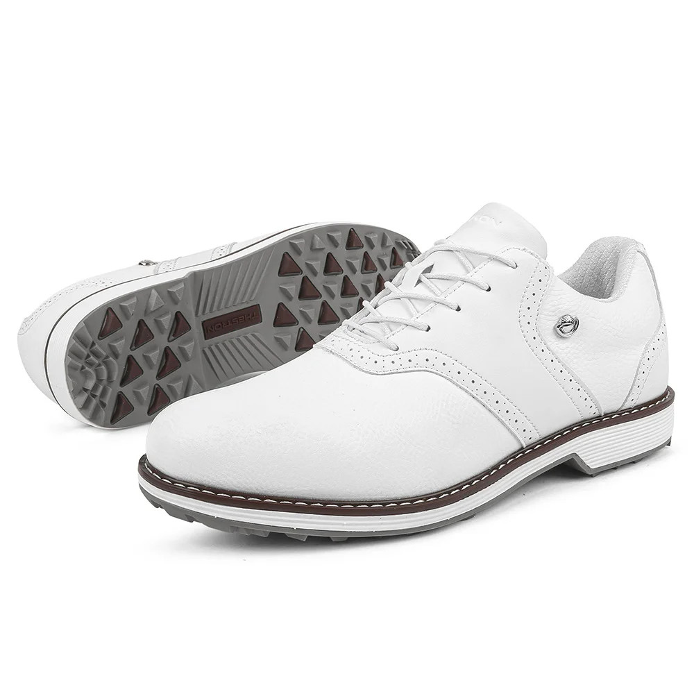 Golf Shoes Men Outdoor Anti Slips Golfer Sneakers Big Gym Footwears Travel White