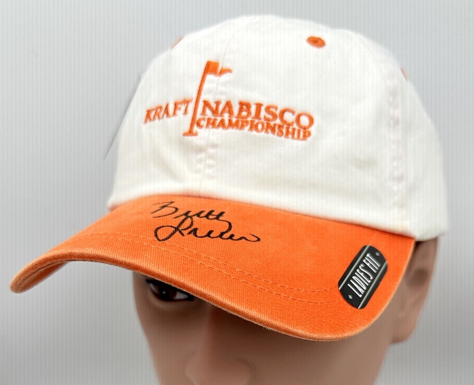 Signed Brittany Lincicome Kate Ford Kraft Nabisco Hat Adjustable Golf Autograph
