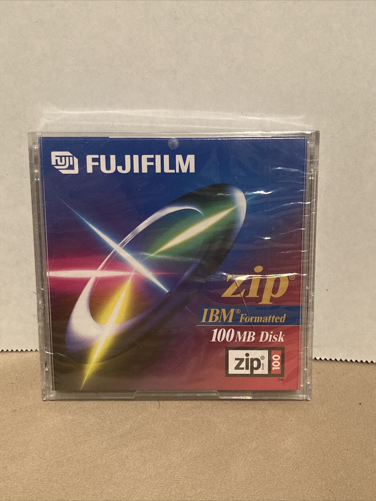 1 FUJI-FILM ZIP DISC, 100 MB, PC, Computer Storage, IBM Formatted