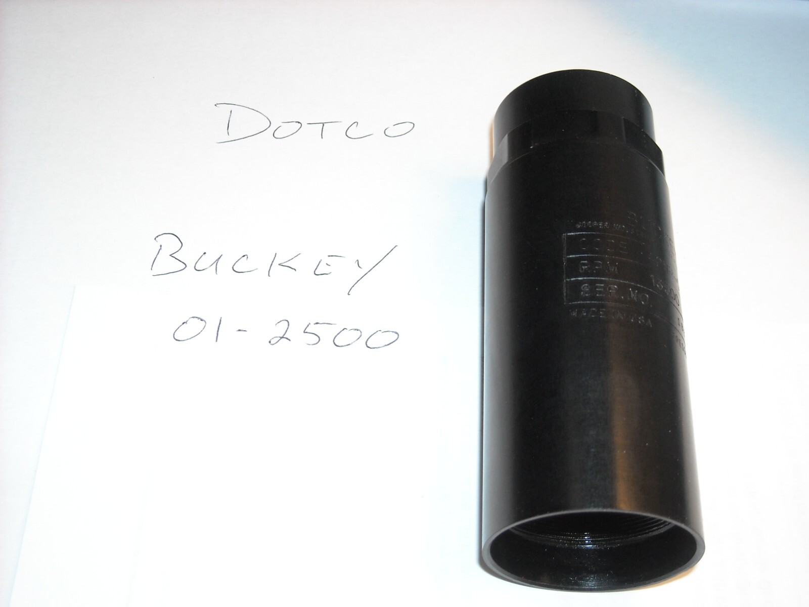 01-2500, Housing, Dotco, Buckey, Cooper Tools, Pulled From New Tool.