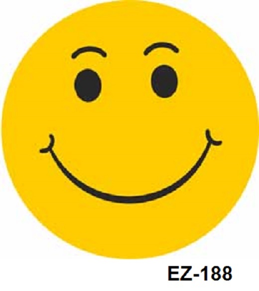Car Dealer Window Stickers, Smiley Face (6 packs) Auto Dealer