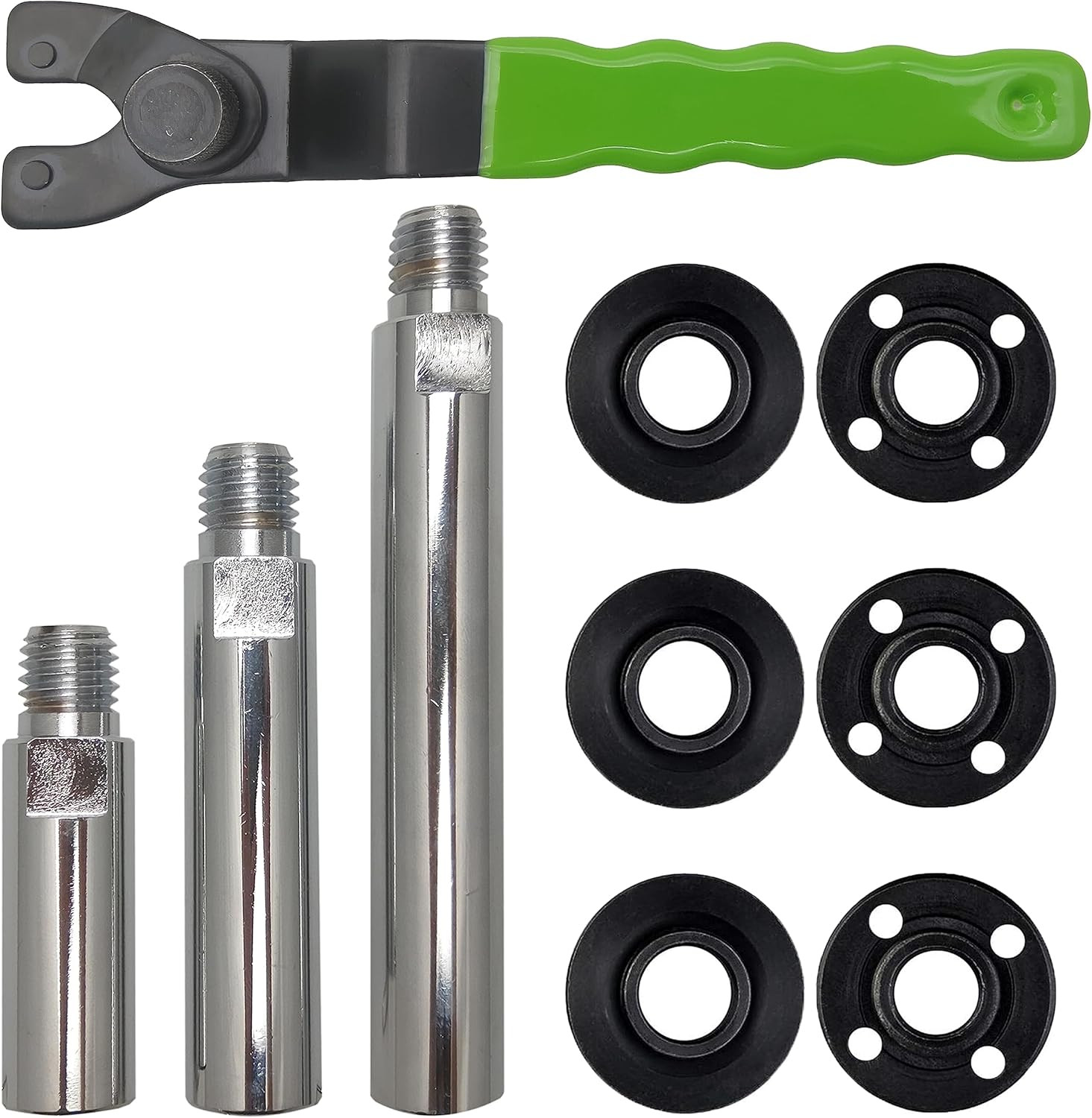5/8"-11 Angle Grinder Extension Shaft Connecting Rod with Grinder Adjustable Spa