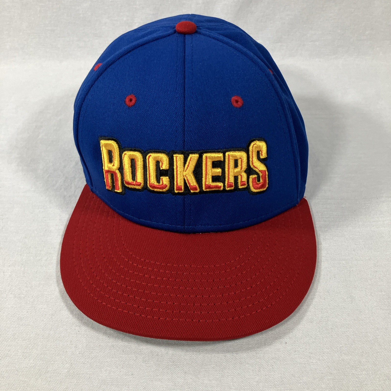 High Point Rockers Inaugural Season Baseball Hat Blue Red Brim OC Sports XL/XXL