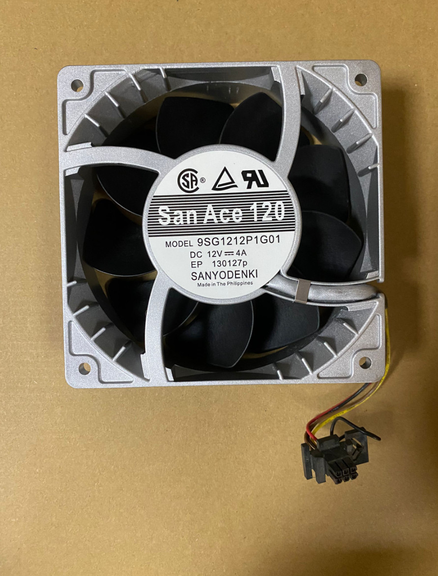 1PC NEW For SANYO Brushless DC San Ace 9SG1212P1G01 120mm 12V 4A Metal Fan