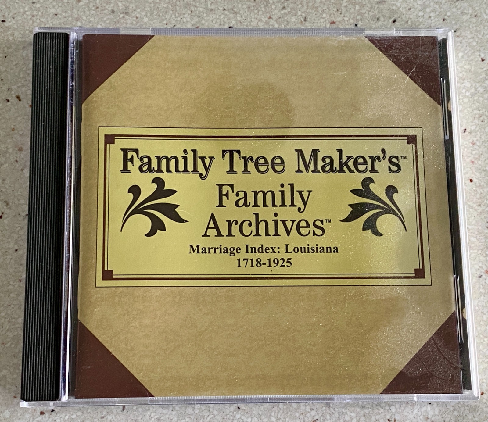 Family Tree Maker's Family Archives Marriage Index Louisiana 1718-1925 CD Rom