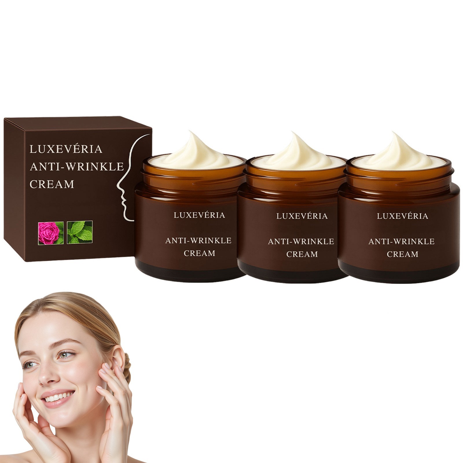 Luxevéria Retinol Anti-Wrinkle Cream, Luxeveria Body Firming Cream -30g