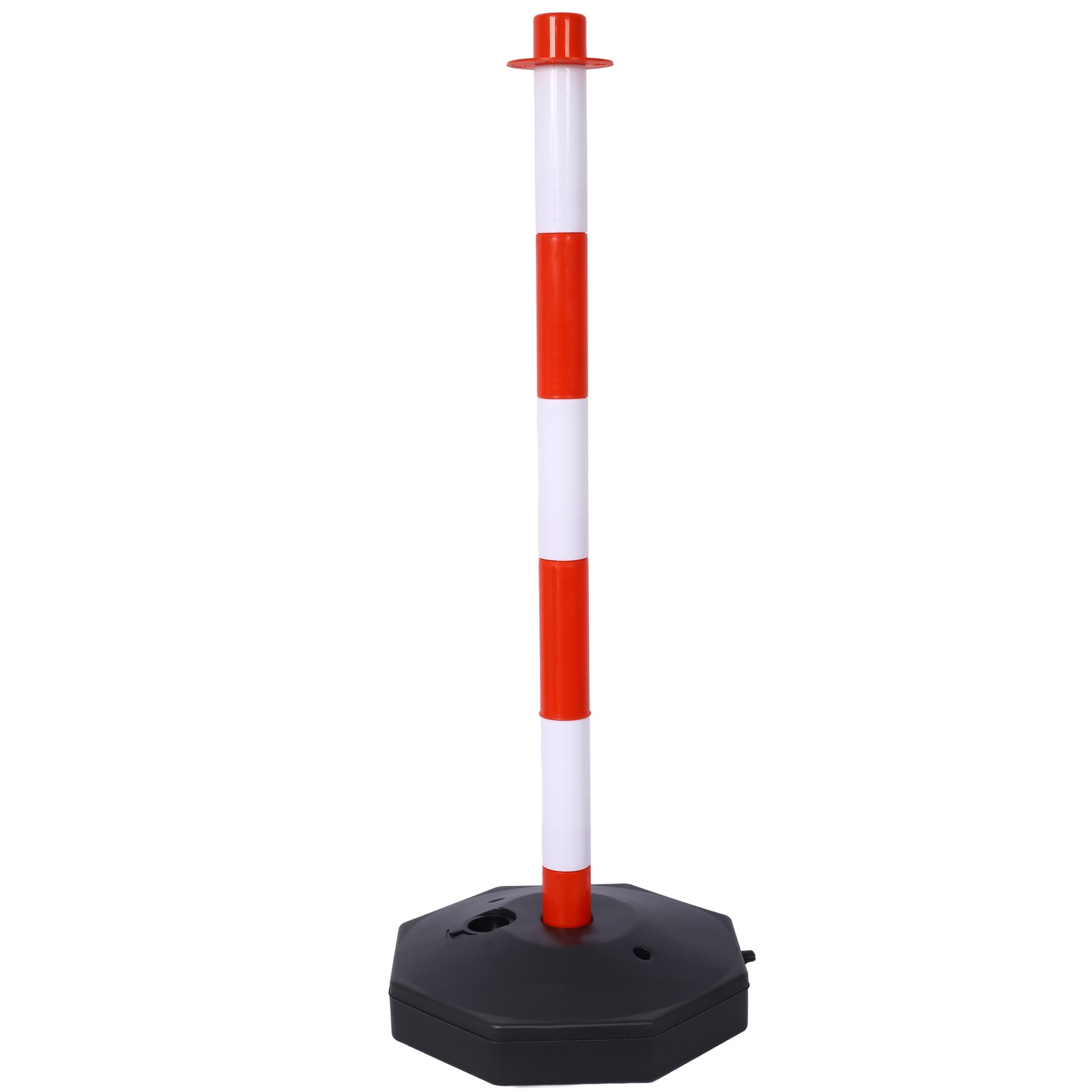 Adjustable Traffic Delineator Post Cones 4 Pack Traffic Safety Delineator