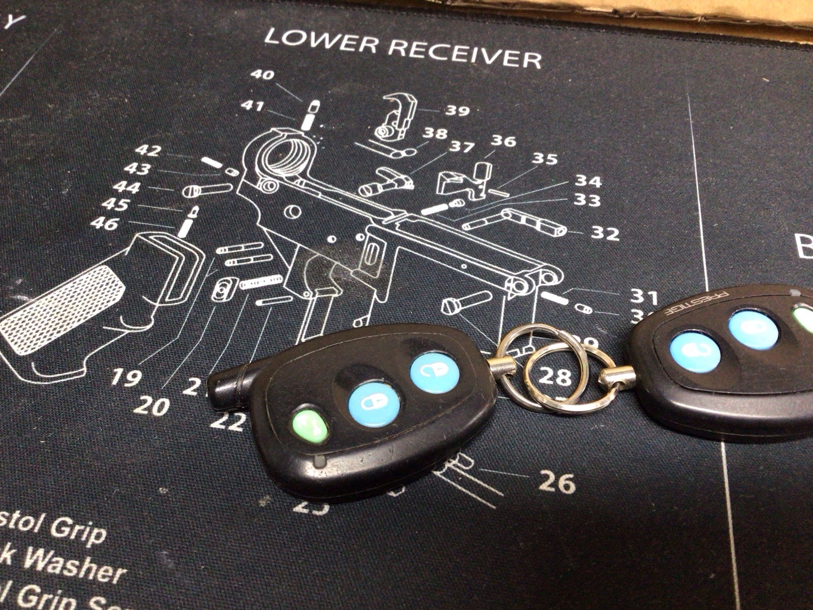 Prestige Audiovox 3BP Used Remote Start Keyless Entry Remotes