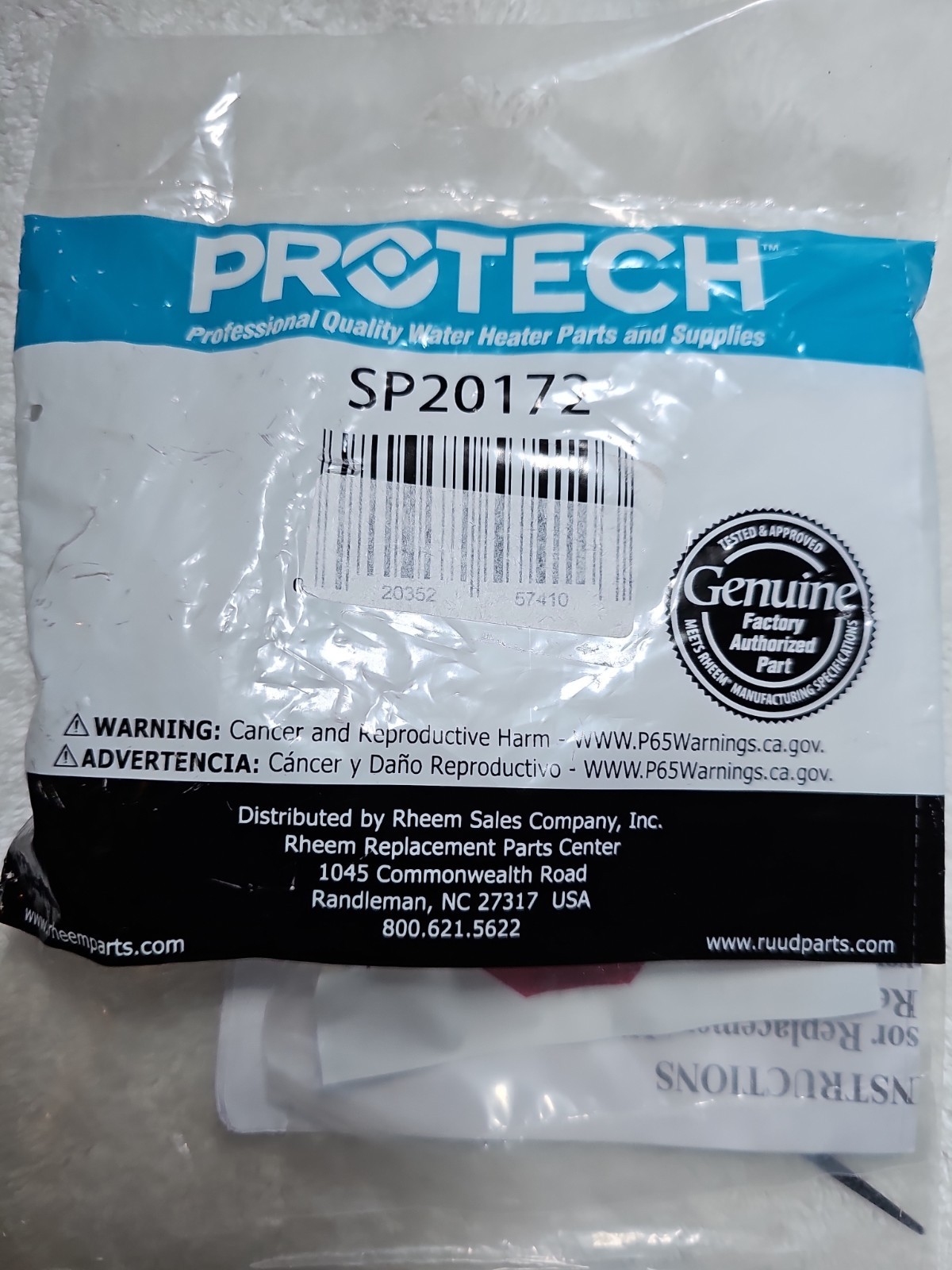 Protech SP20172 FV Sensor Kit 25V5