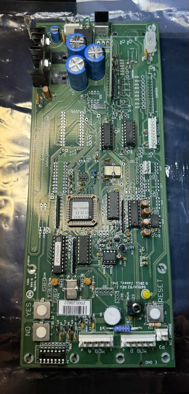 9651H/52 Rev J Copier Vending Controller Board PCB NOS