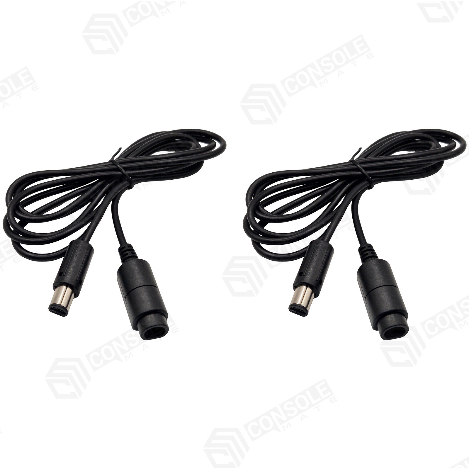 Two GameCube Controller Extension Leads 1.8m for Nintendo | 2-Pack Brand New