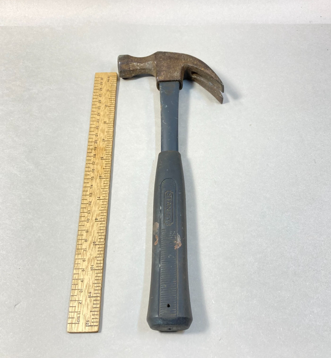 Vintage Stanley Claw Hammer Octagon Head 13" Fiberglass Handle Soft Grip USA