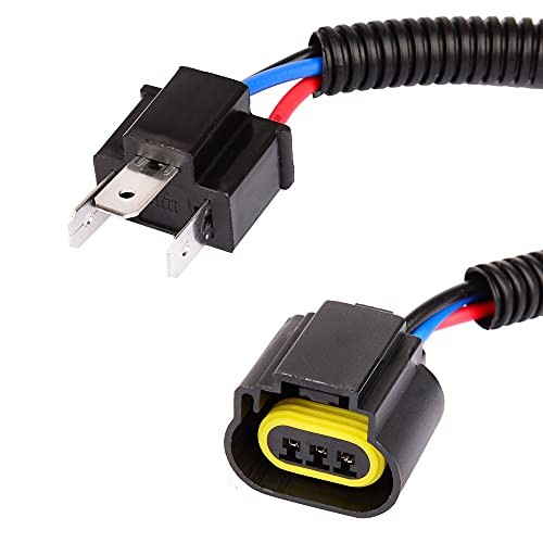9003 H4 Male to H13 9008 Female Socket Connector Adapter Pigtail Wiring