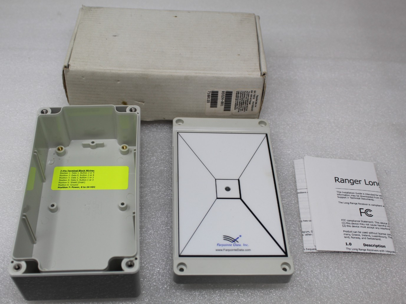 Farpointe WRR-42 Ranger Wireless Receiver (433-MHz) F05524-001 24244-001 REV 1