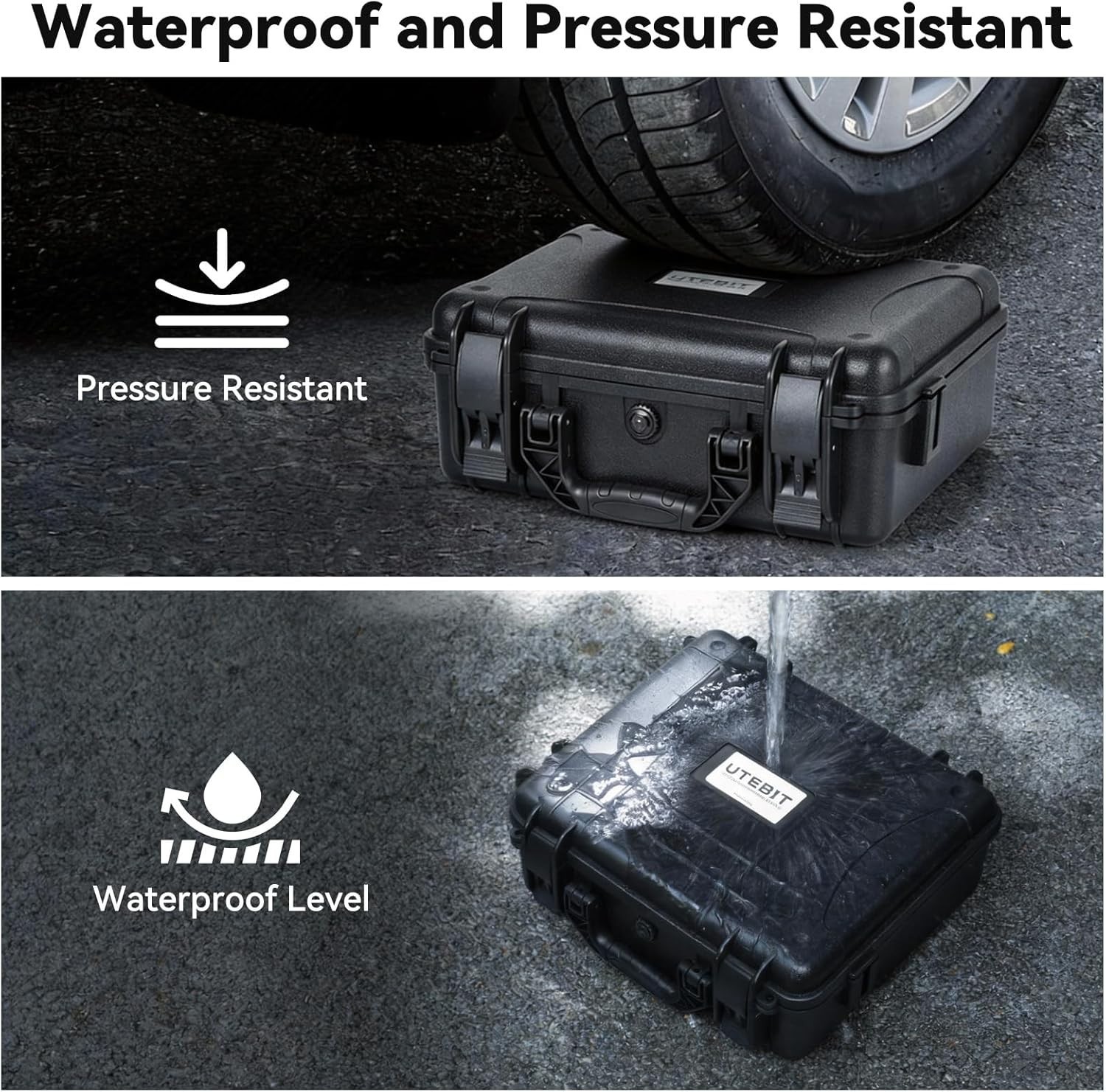 Hard Carrying Case for DJI Mini 5 Pro Drone, Fly More Combo, Protective T