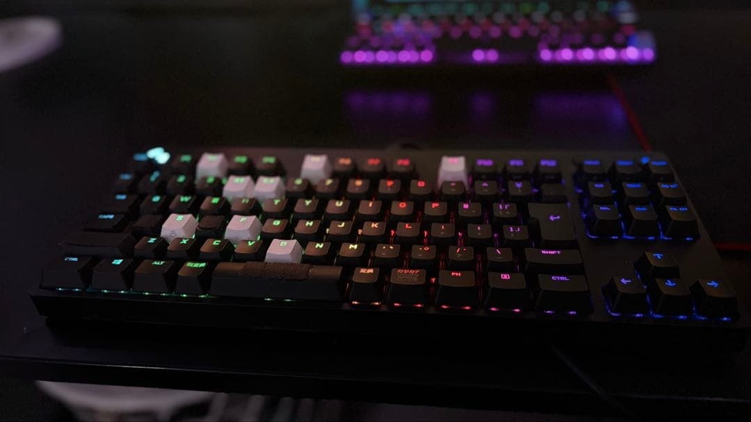 Logicool G PRO G-PKB-002 Tenkeyless Gaming Keyboard RGB Tested Working