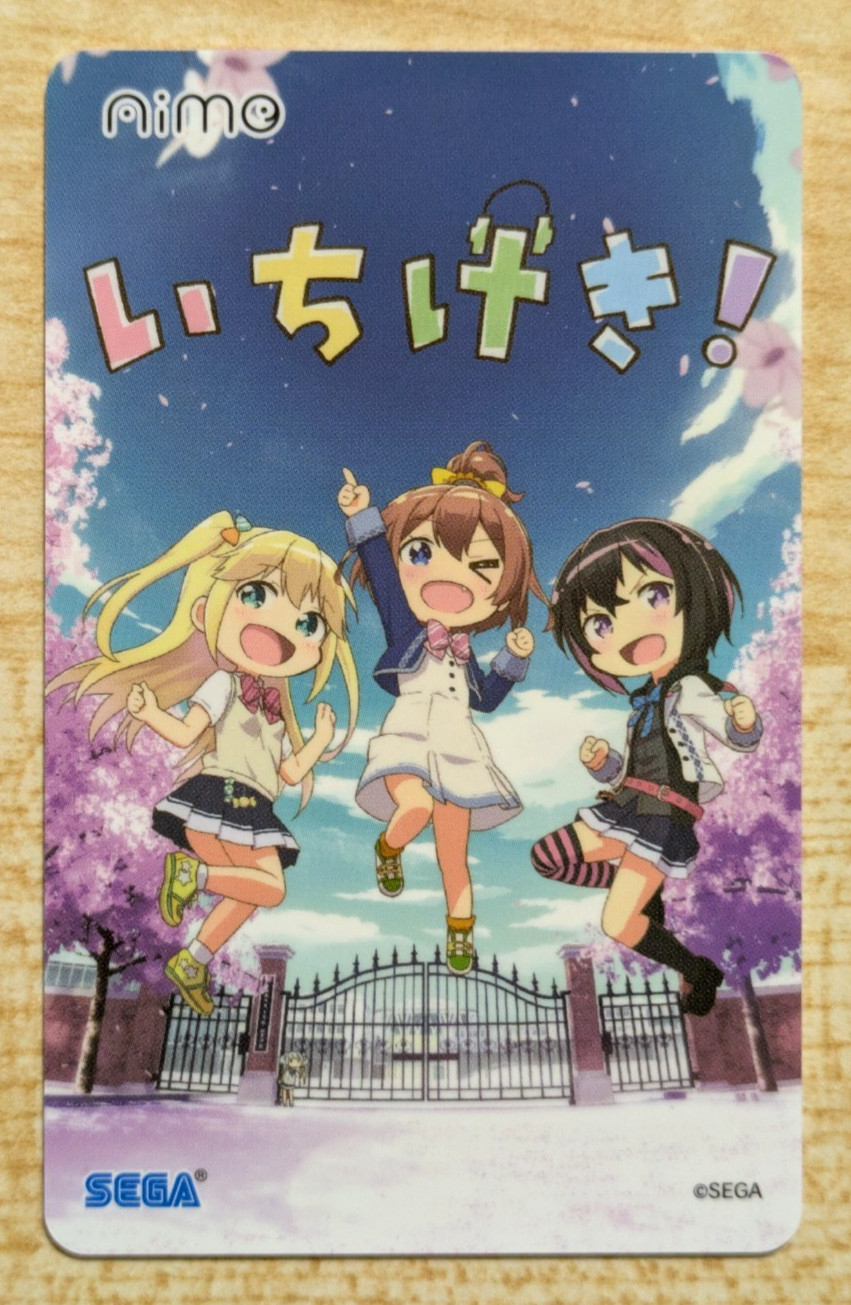 SHIPS FROM USA NEW Sega AIME Card Amusement IC ONGEKI Ichigeki! pass Arcade