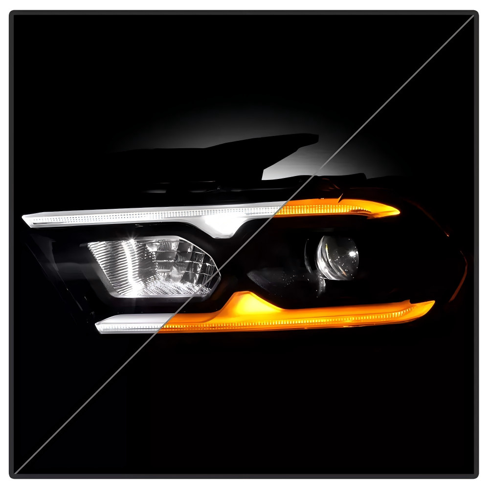 Black Full LED Projector Headlight For Dodge Durango 2021-2024 DriverLeft