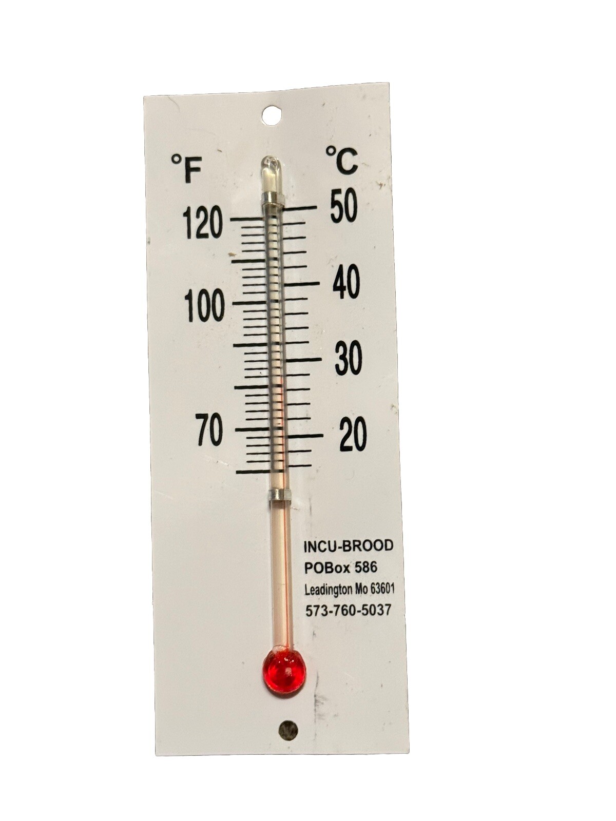 4.0" Indoor Outdoor Incubator Thermometer  Display Accurate Temperature