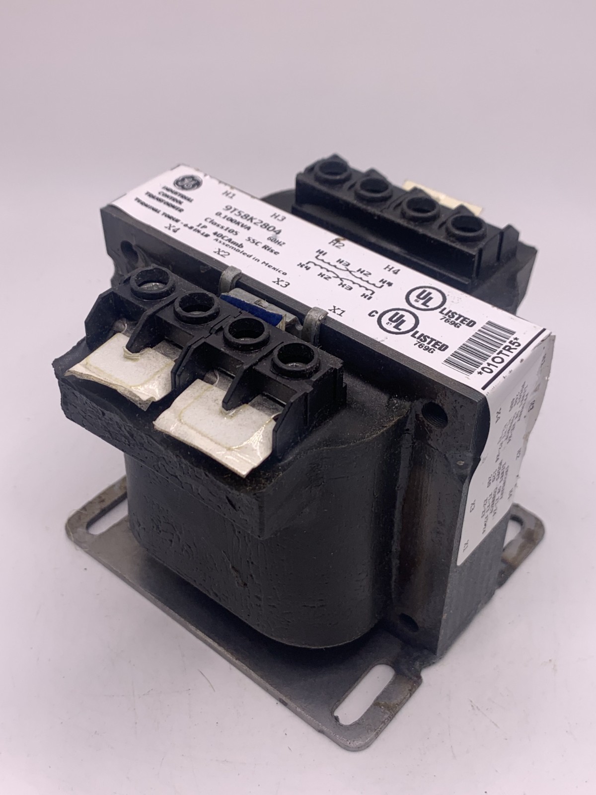 General Electric 9T58K2804 Transformer, 0.100kVA 60hz, Prim: 240/480V, 120/240V