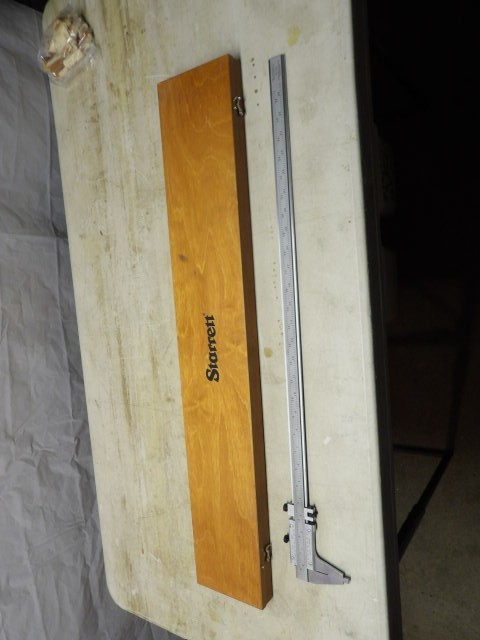STARRETT  #12-24     24".   Master Vernier Caliper    Very Clean   used